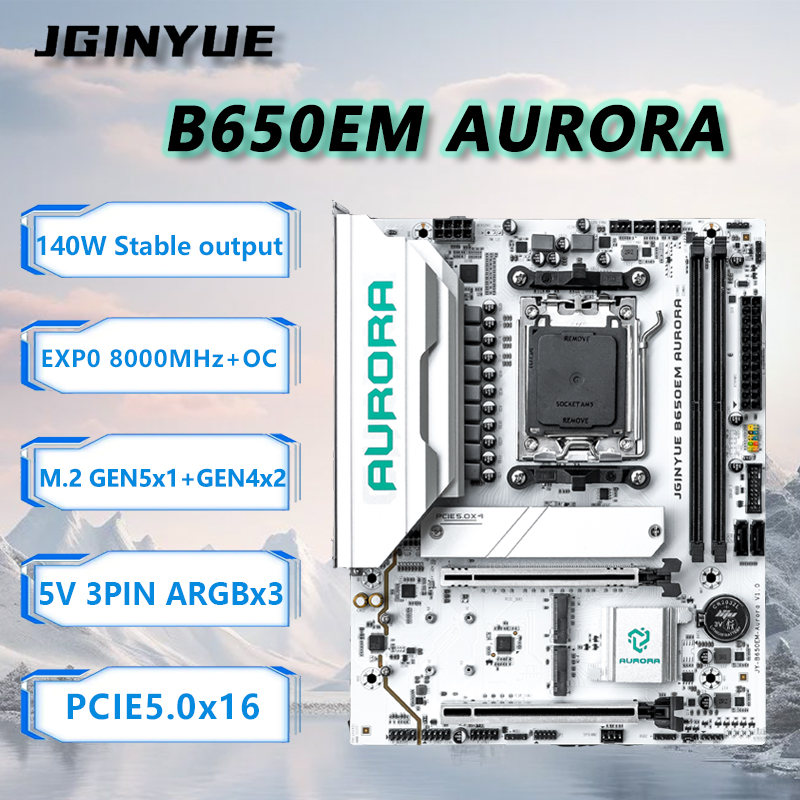 JGINYUE B650M AURORA nouvelle  - Ddr5 Rgb Ram avis et prix